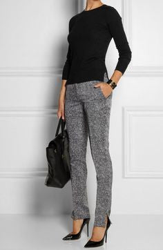 Grey Classic Pants