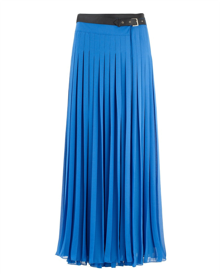 Light Blue-Maxi Skirt