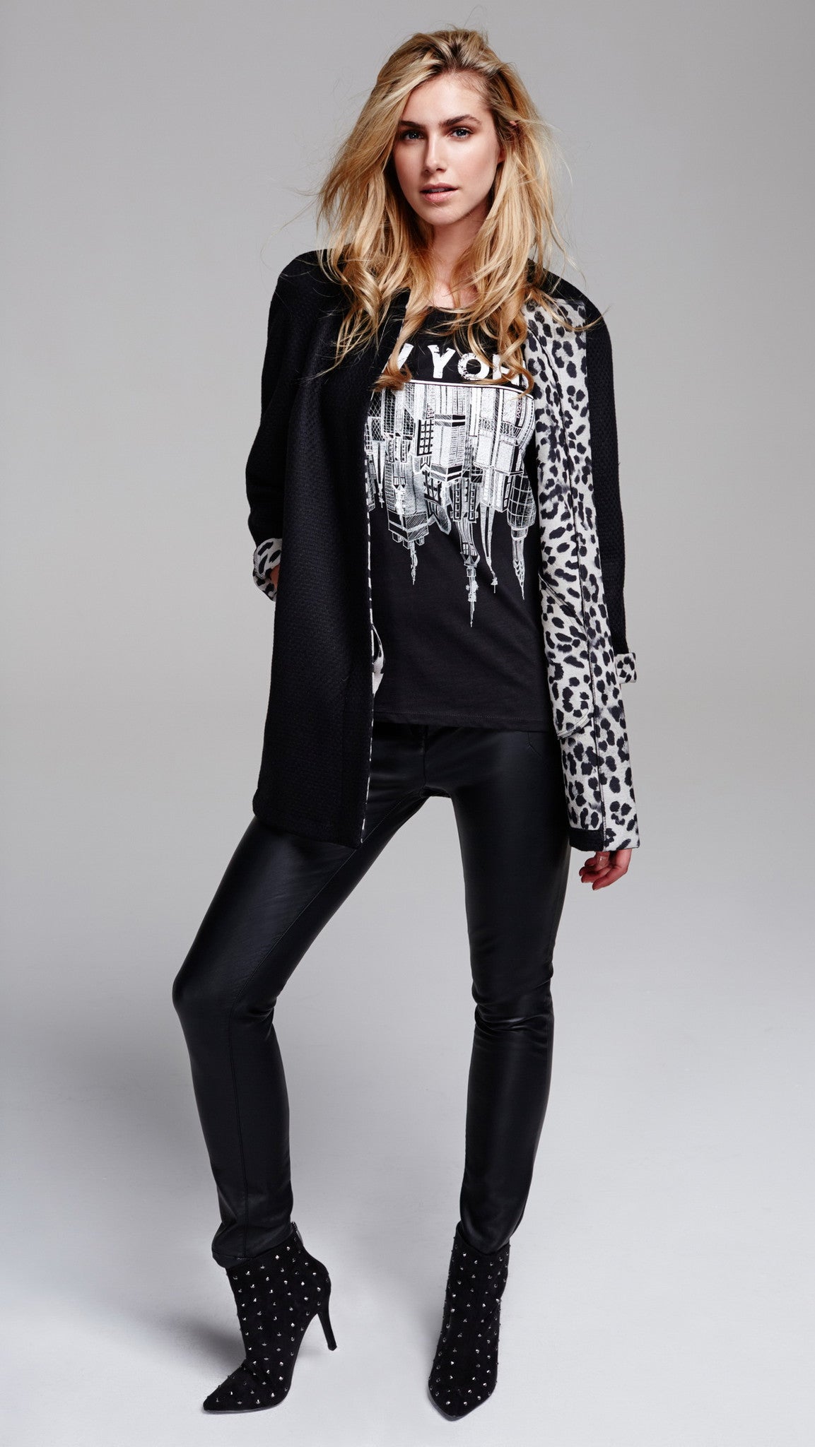 Black & White Cardigan