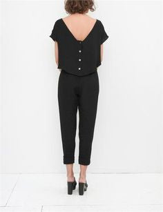 Black Jump-suit